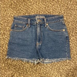 Wild Fable Blue Denim High-Rise Cutoff Shorts
